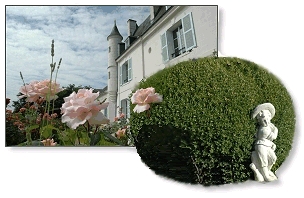 outside garden bed and breakfast argentier du roy | loire valley | france